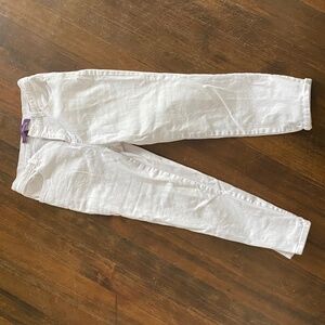 White Jean Pants, Women’s Petite 4